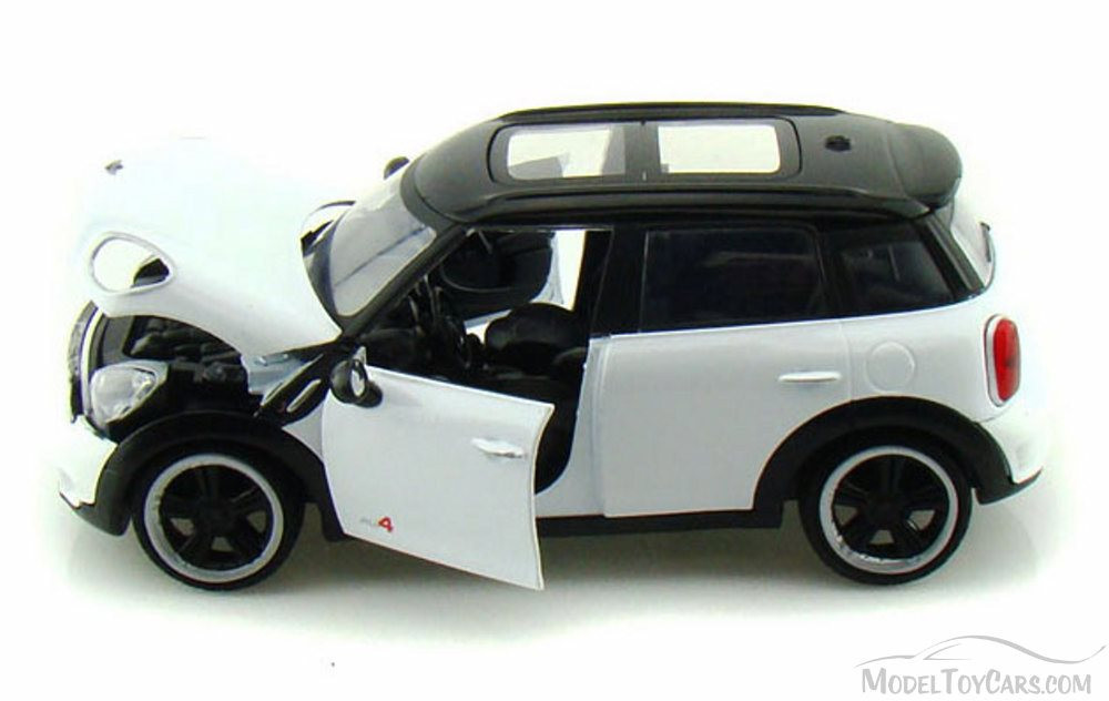 Mini-Cooper S Countryman, White - Showcasts 73353 - 1/24 Scale Diecast Model Toy Car