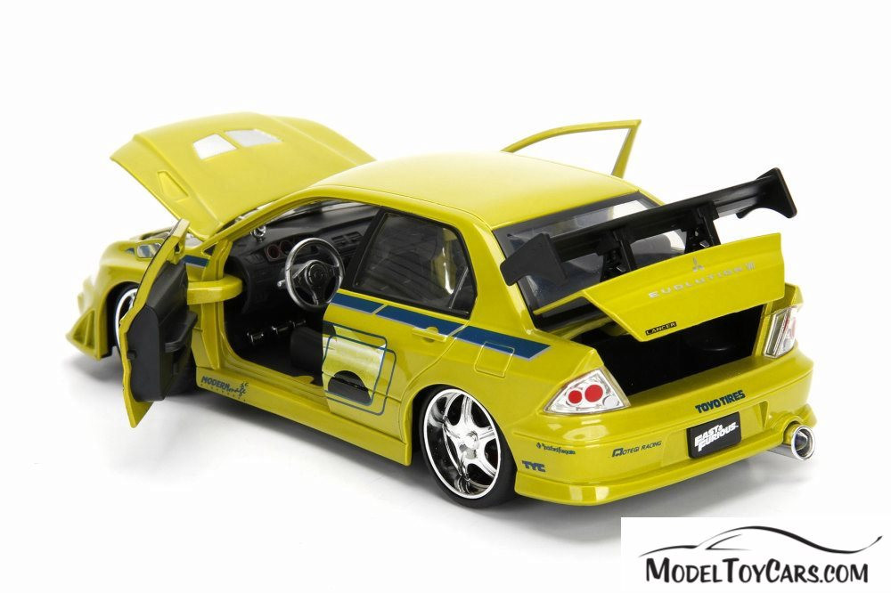 Mitsubishi Lancer Evolution VII , Fast and Furious - 99788/4 - 1/24 scale  Diecast Model Toy Car