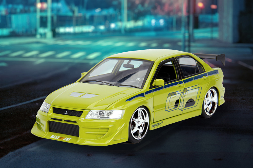 Mitsubishi Lancer Evolution VII , Fast and Furious - Yellow/Green