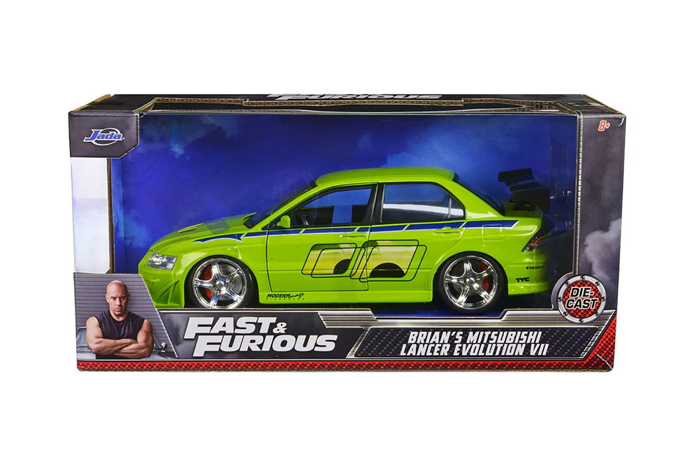 Mitsubishi Lancer Evolution VII , Fast and Furious - Yellow/Green