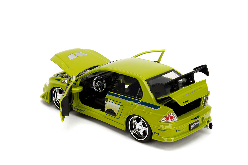 Mitsubishi Lancer Evolution VII , Fast and Furious - Yellow/Green