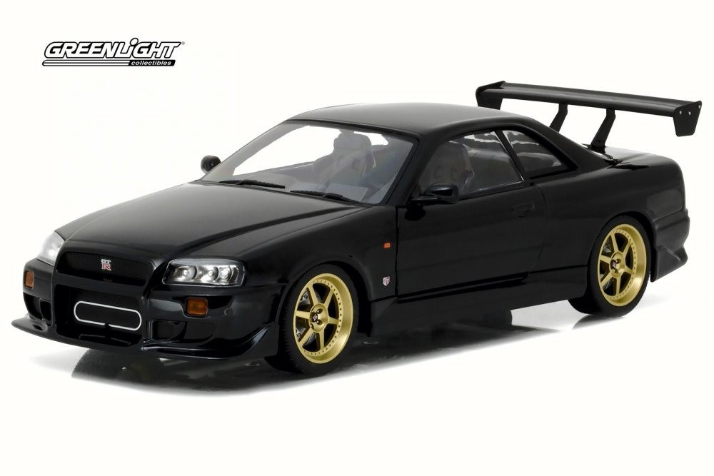 安心の関税送料込み Greenlight 1/18 日産 R34 スカイライン GT-R 1999