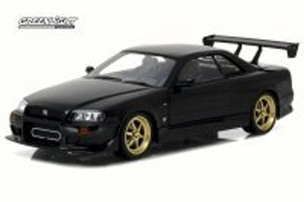 【LEDギミック】GREENLIGHT 1999 SKYLINE GTR Greenlight 1999 Nissan Skyline GT-R (R34) Red w/ Black Hood