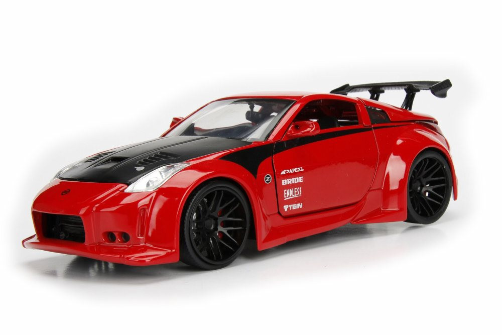 2003 Nissan 350Z Hard Top, Red - Jada 99110WA1 - 1/24 Scale