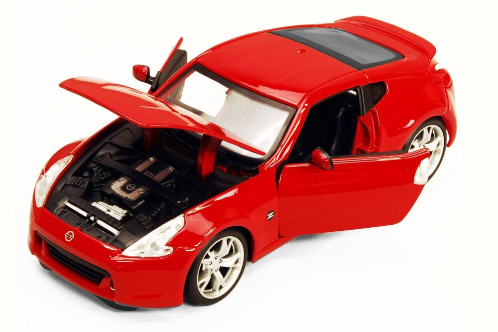 2009 Nissan 370Z, Red - Maisto 31200 - 1/24 Scale Diecast Model Toy Car