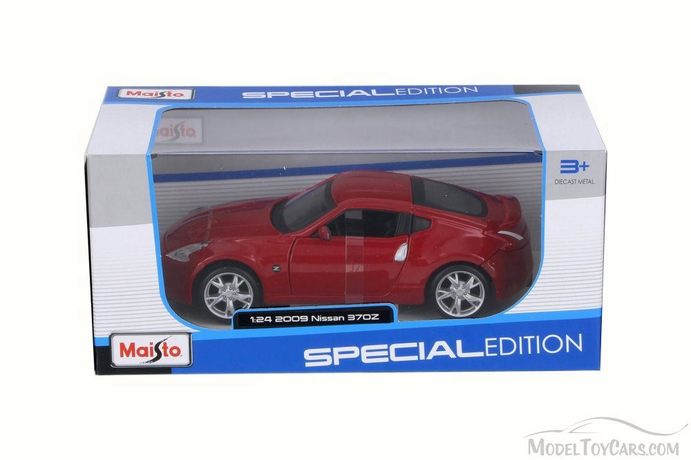 2009 Nissan 370Z, Red - Maisto 31200 - 1/24 Scale Diecast Model