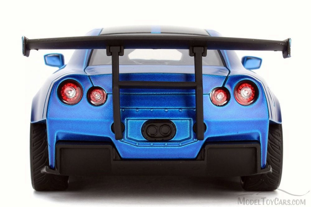 Brian's Nissan Ben Sopra GT-R, Candy Blue - JADA Toys 98271 - 1/24 Scale Diecast Model Toy Car