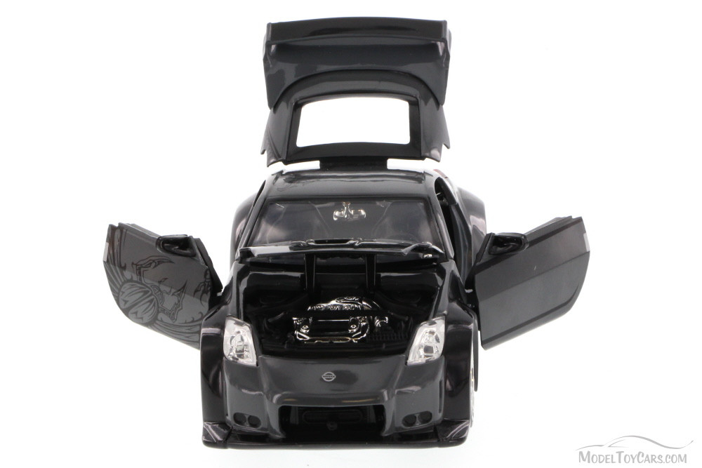 Fast & Furious D.K.'s 2006 Nissan 350Z , Gray with -  97172 - 1/24 Scale Diecast Model Toy Car