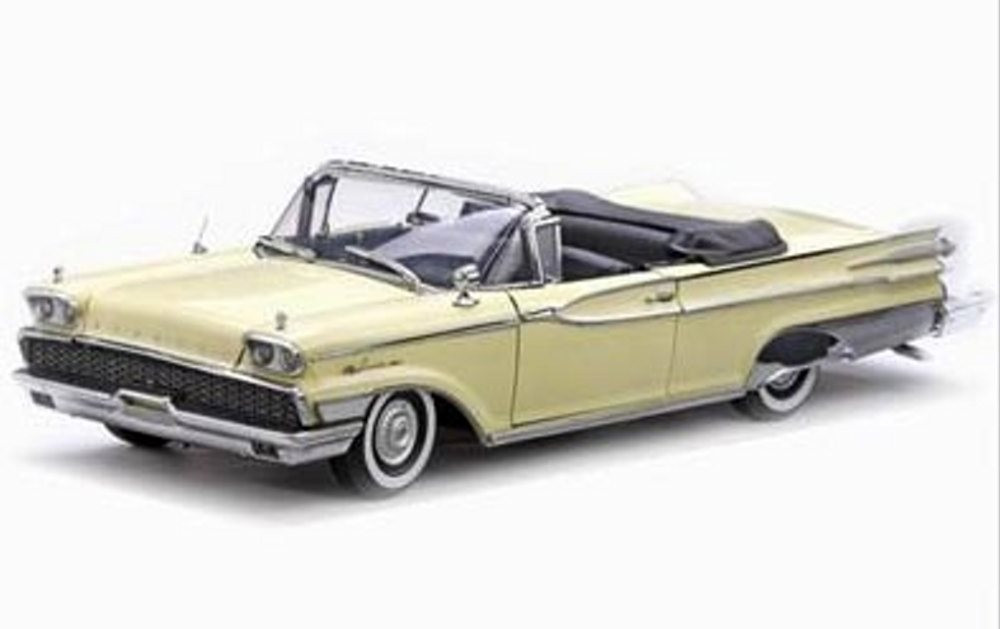 1959 Mercury Park Lane Convertible, Yellow - Sun Star 5152 - 1/18