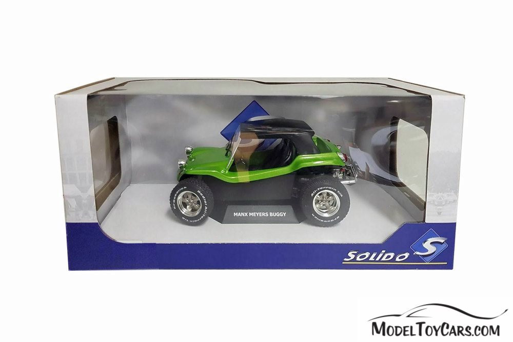 1968 Buggy Meyers Manx Soft Roof, Green and Black - Solido