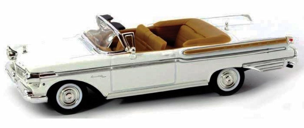 1957 Mercury Turnpike Cruiser Convertible, White - Yatming 94253