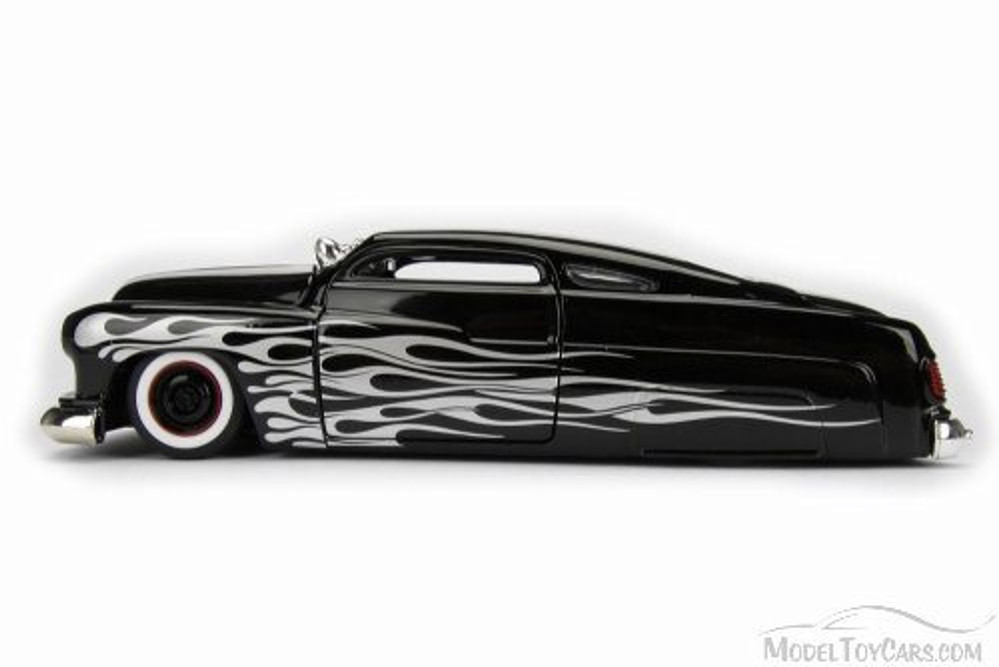 1951 Mercury Hard Top, Black w/ Flames - Jada 99062DP1 - 1