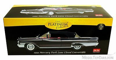 1959 Mercury Park Lane Closed Convertible, Black - Sun Star 5166