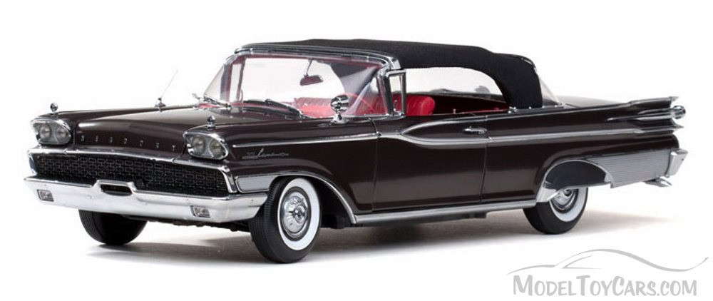 1959 Mercury Park Lane Closed Convertible, Black - Sun Star 5166