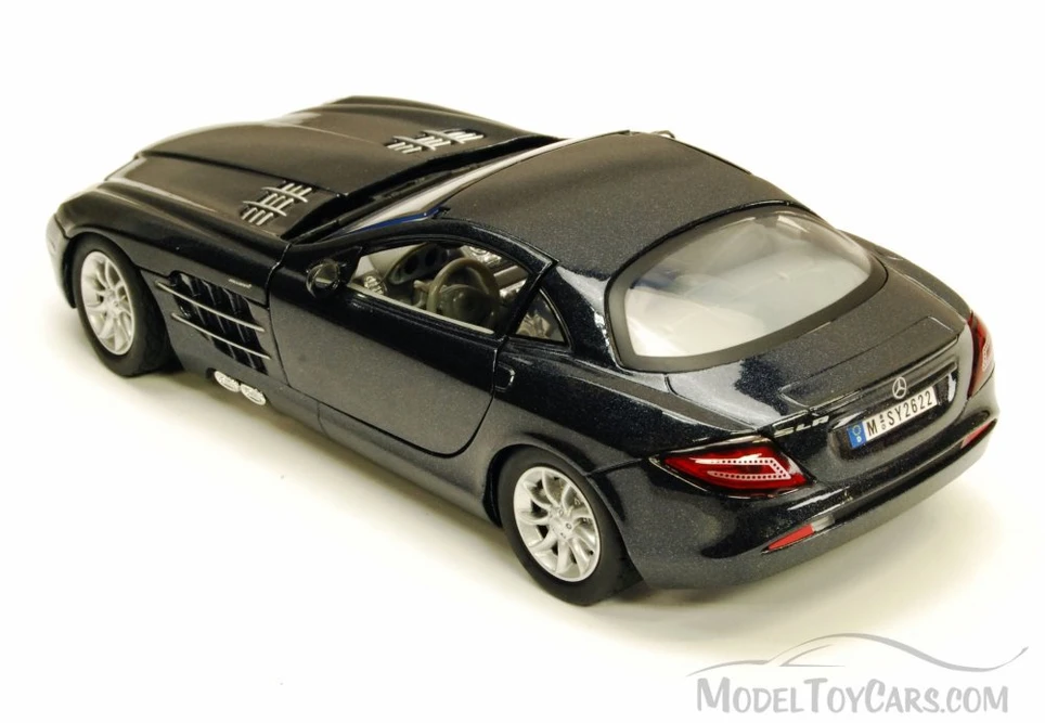 Mercedes Benz SLR McLaren, Black - Motormax 73306 - 1/24 scale
