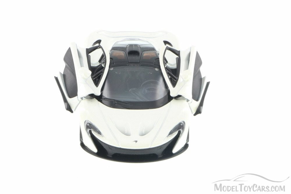 McLaren P1, White - Kinsmart 5393D - 1/36 Scale Diecast Model Toy Car