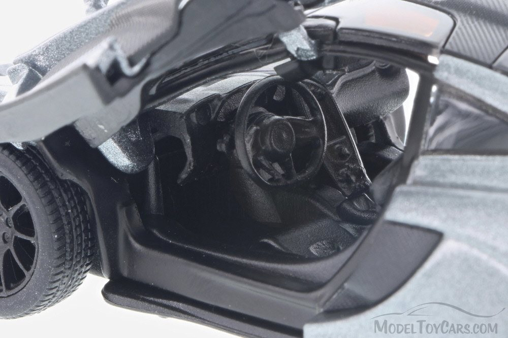 McLaren P1, Gray - Kinsmart 5393D - 1/36 Scale Diecast Model Toy Car