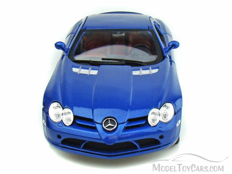 Mercedes Benz SLR McLaren, Blue - Maisto Premiere 36653 - 1/18