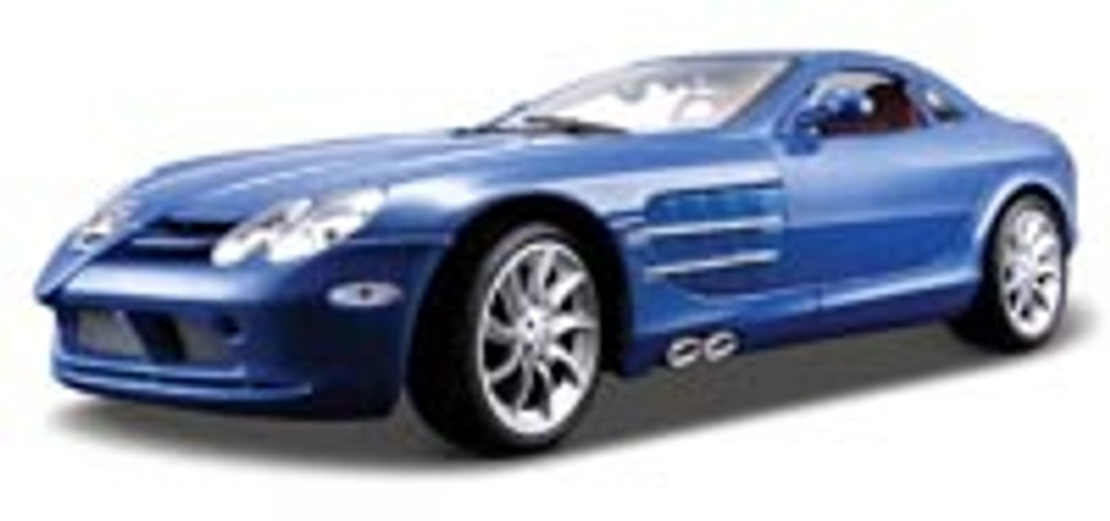 Mercedes Benz SLR McLaren, Blue - Maisto Premiere 36653 - 1