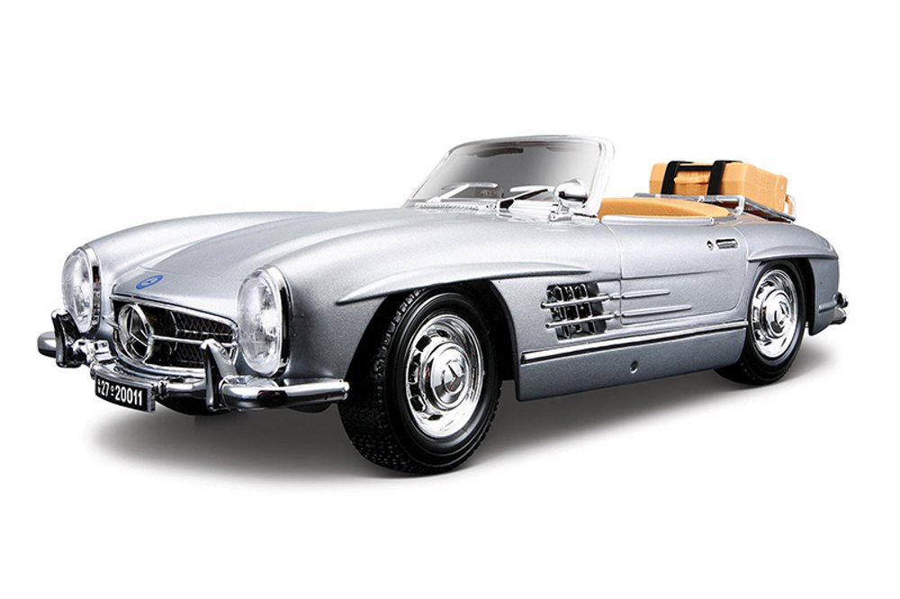 1957 Mercedes-Benz 300 SL Convertible, Silver - Bburago