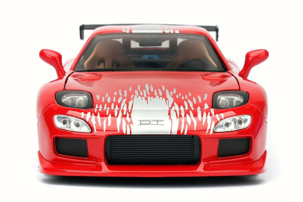 Dom's Mazda RX-7 F8 Fate of Furious, Red - Jada 98645 - 1/24 Scale