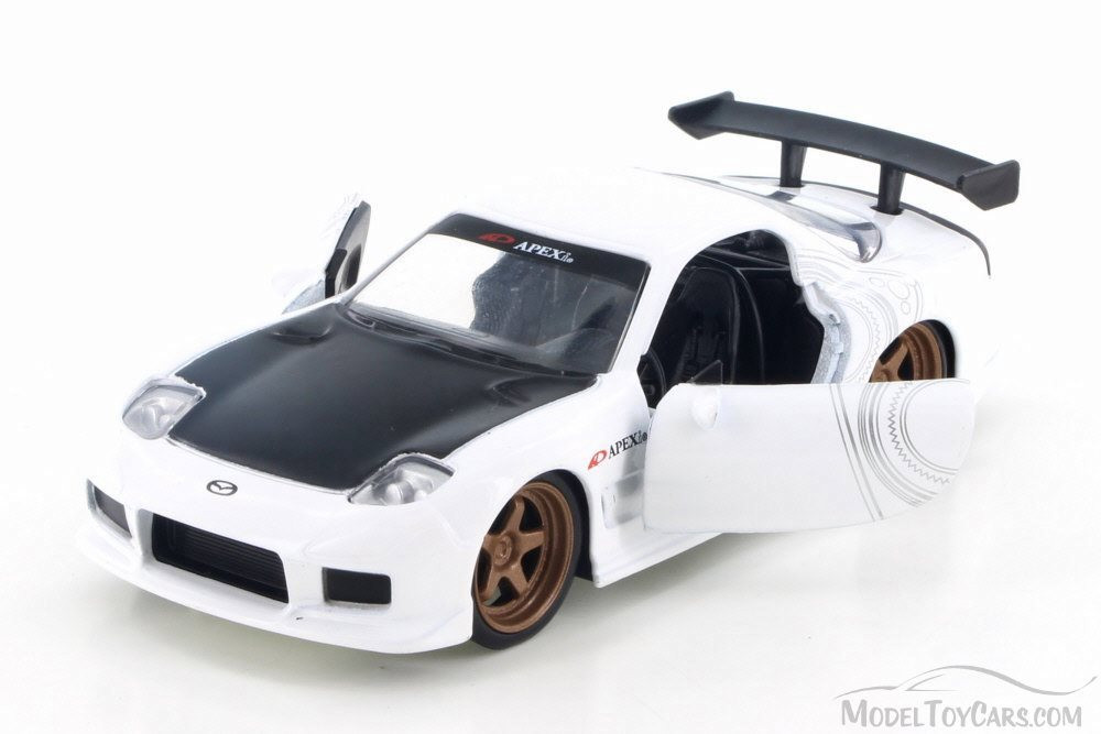 1993 Mazda RX-7 Hard Top, White - Jada 98563 - 1/32 Scale Diecast