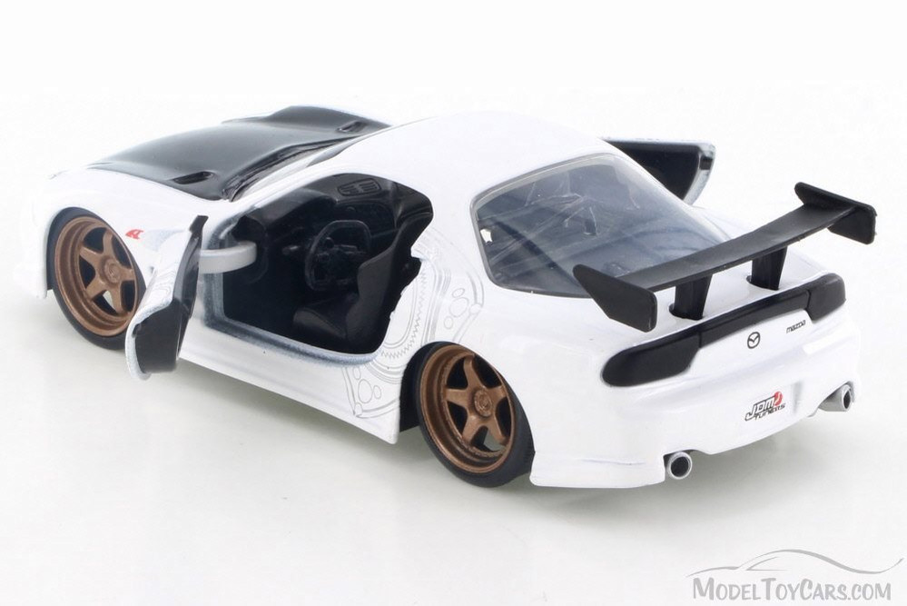 1993 Mazda RX-7 Hard Top, White - Jada 98563 - 1/32 Scale Diecast Model Toy  Car