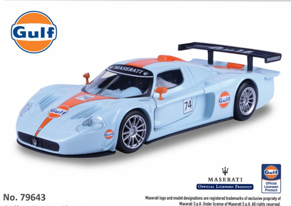 Maserati MC 12 Corsa, Gulf Oil - Motormax 79643 - 1/24 scale