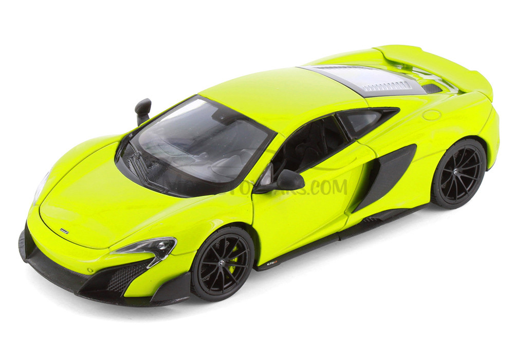 McLaren 675LT Hardtop, Bright Green - Welly 24089/4D - 1/24 scale