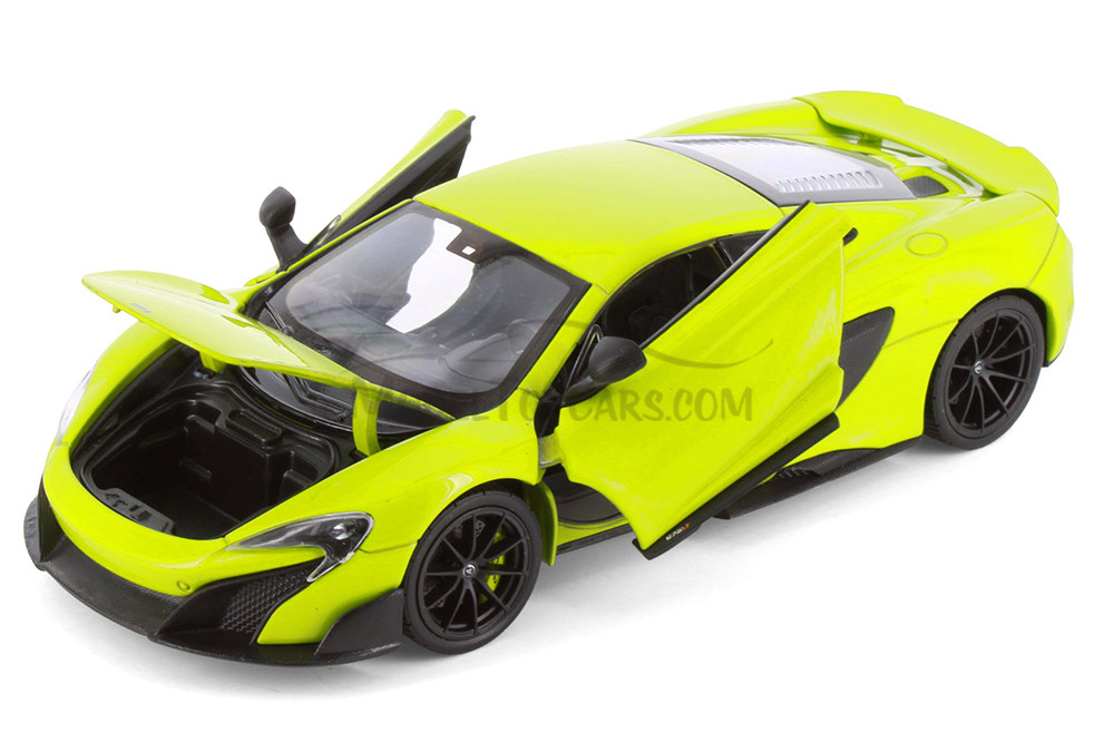McLaren 675LT Hardtop, Bright Green - Welly 24089/4D - 1/24 scale