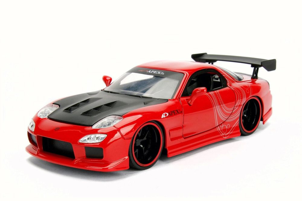1993 Mazda RX-7, Red - Jada 30344DP1 - 1/24 Scale Diecast Model