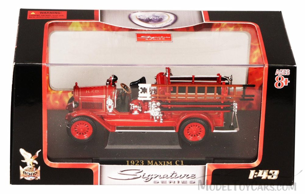 1923 Maxim C1 Fire Engine H.F.D Red Yatming 43002 1/43 Scale Diecast Car 