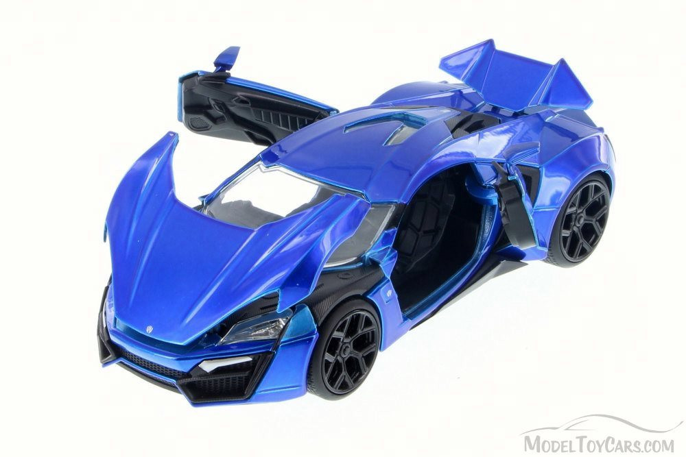 Lykan HyperSport, Blue - JADA 98028 - 1/24 Scale Diecast Model Toy Car