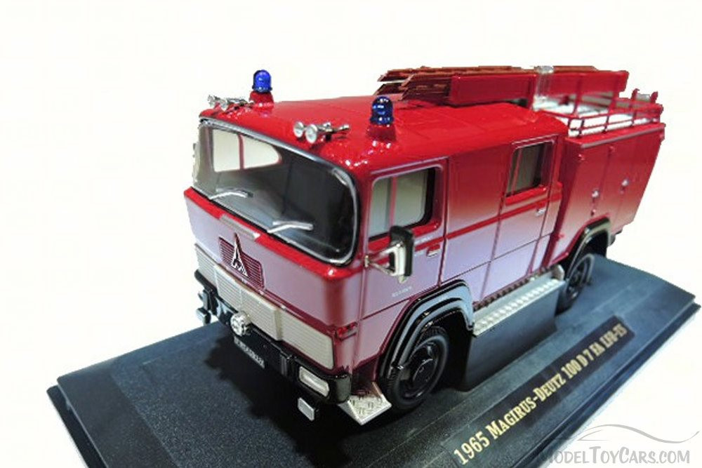 1965 Magirus-Deutz 100 D 7 FA LF8-TS Fire Engine,- Lucky 43017 - 1/43 Scale  Diecast Model Toy Car