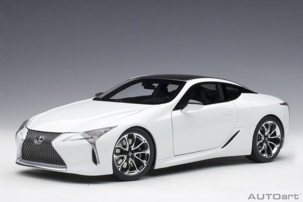 Lexus LC500, White - Auto Art 78846 - 1/18 Scale Diecast Model Toy Car