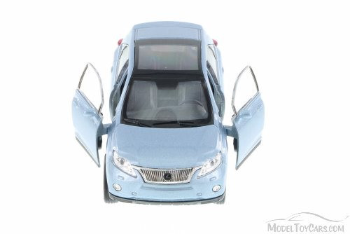 Lexus RX 450H SUV w/ Sunroof, Metallic Blue - Welly 43641 - 4.5