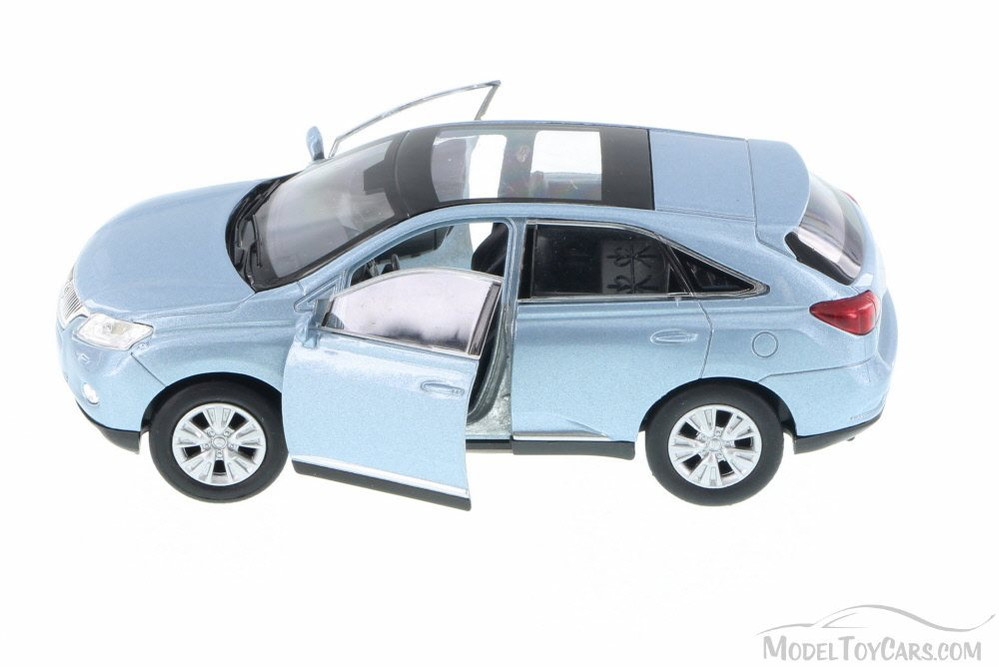 Lexus RX 450H SUV w/ Sunroof, Metallic Blue - Welly 43641 - 4.5