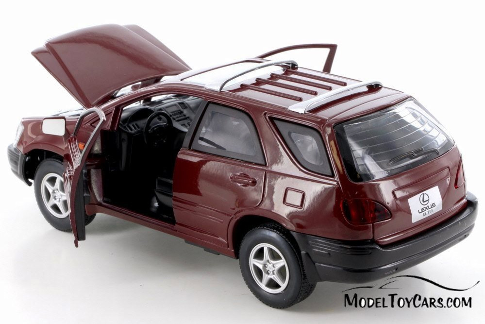 Lexus RX300, Red - Smart Toys 95091 - 1/24 Scale Diecast Model Toy Car