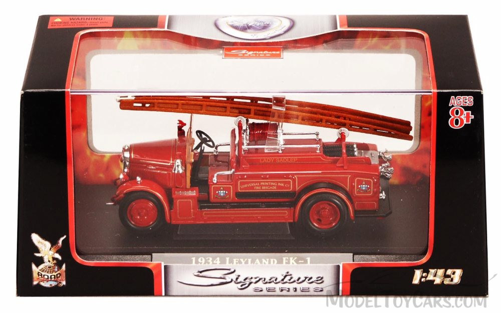 1934 Leyland FK-1 Universal Printing Ink Fire Brigade  43009 - 1/43 Scale Diecast Model Toy Car