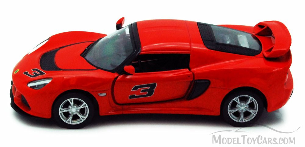 2012 Lotus Exige S #3, Red - Kinsmart 5361D - 1/32 scale Diecast Car (Brand New, but NOT IN BOX)