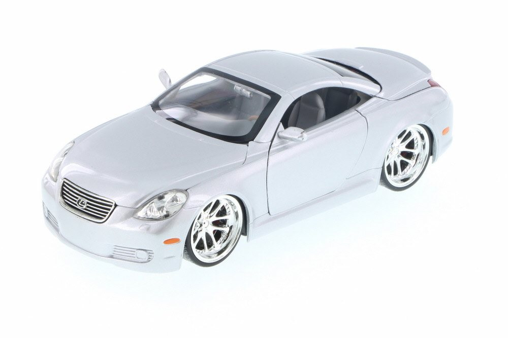 Lexus SC430, Silver - Jada 50989C - 1/24 Scale Diecast Model Toy