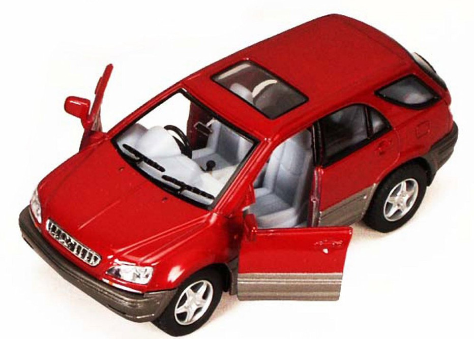 Lexus RX 300 SUV, Red Kinsmart 5040D 1/36 scale Diecast Model Toy