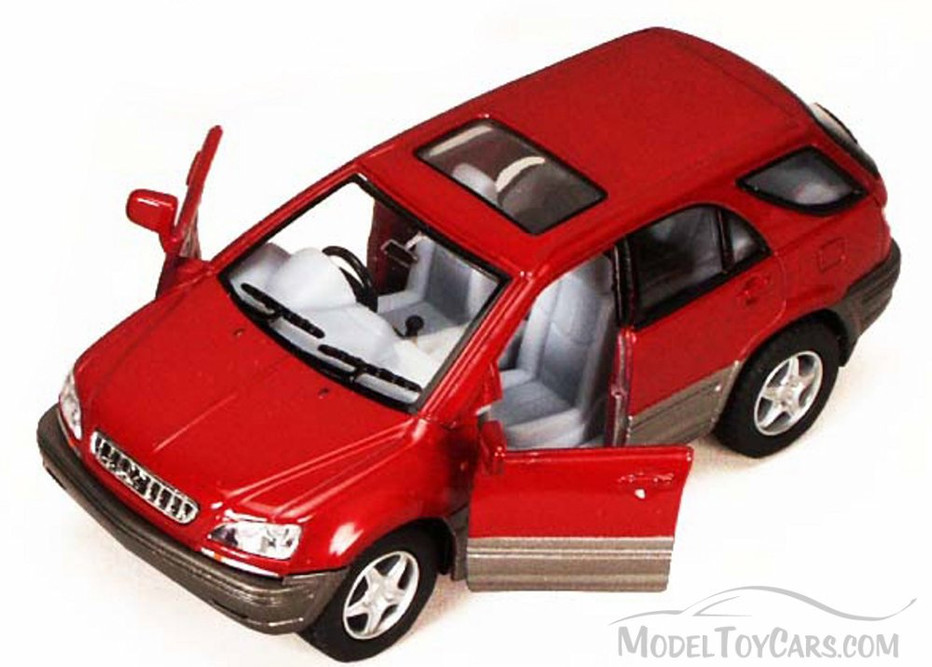 Lexus RX 300 SUV, Red - Kinsmart 5040D - 1/36 scale Diecast Model