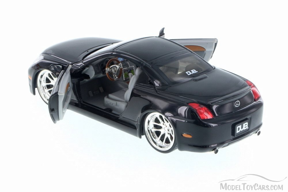 Lexus DUB Edition ブラックミニカー JADA DUB CITY LEXUS SC430 BLACK 1:24 DIECAST MODEL CAR #83