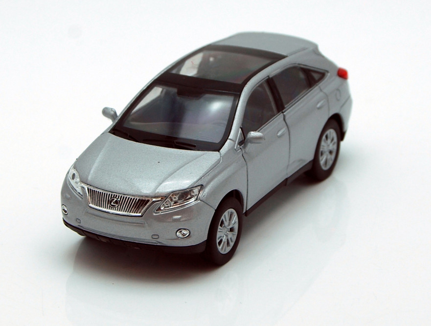 Lexus RX 450H SUV w/ Sunroof, Silver - Welly 43641 - 4.5