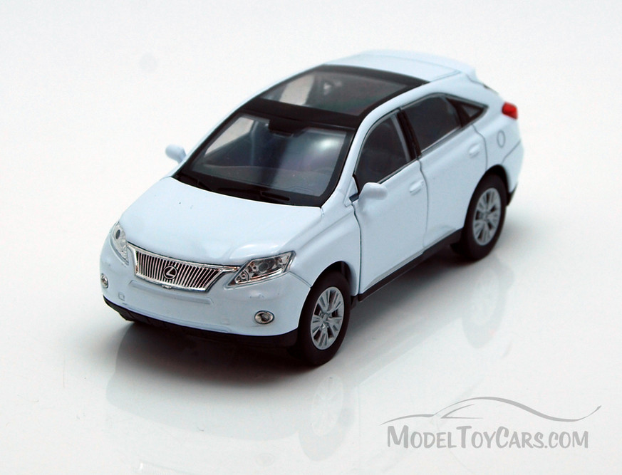 Lexus RX 450H SUV w/ Sunroof, White - Welly 43641 - 4.5
