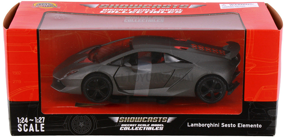 Lamborghini Sesto Elemento, Matte Black - Showcasts® 79314BK - 1