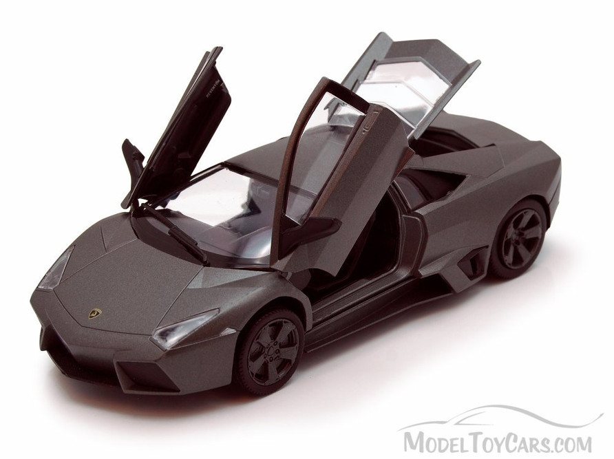 Lamborghini Reventon, Metallic Black - Motormax 73364BK - 1/24 Scale Diecast Model Toy Car