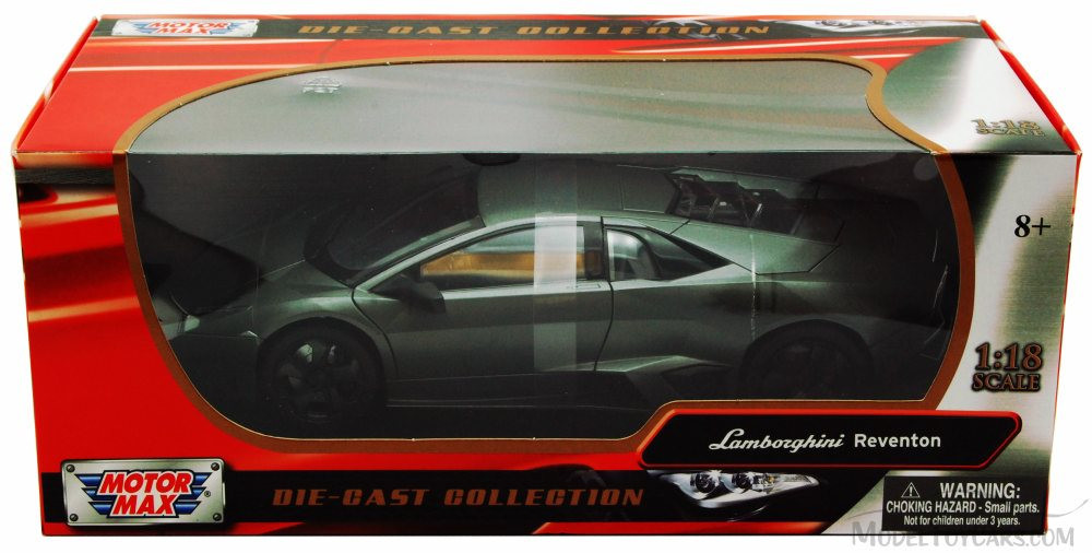 Lamborghini Reventon, Matt Black (Like Gray) - Motormax 79155 - 1