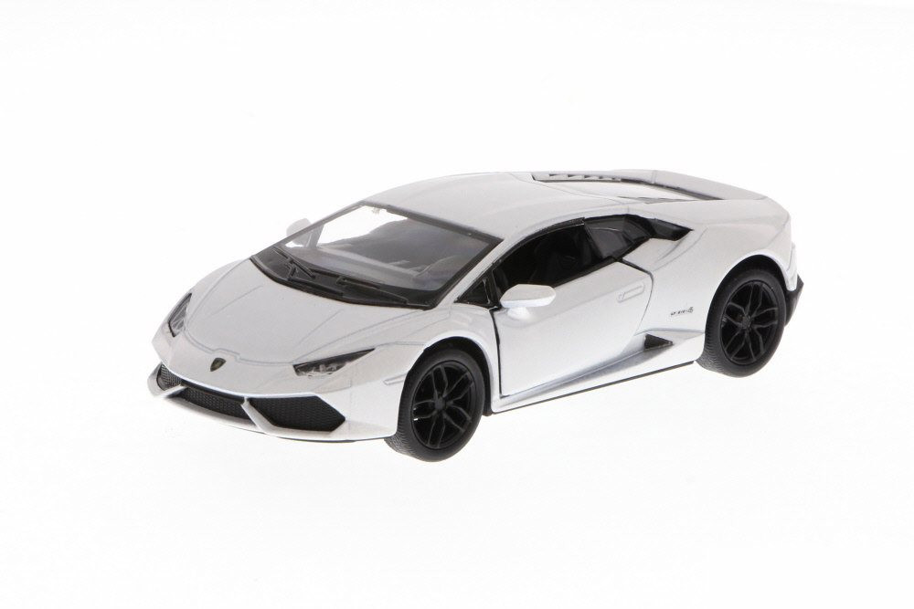 Lamborghini Huracan LP610-4, White - Kinsmart 5382D - 1/36 Scale Diecast Model Toy Car